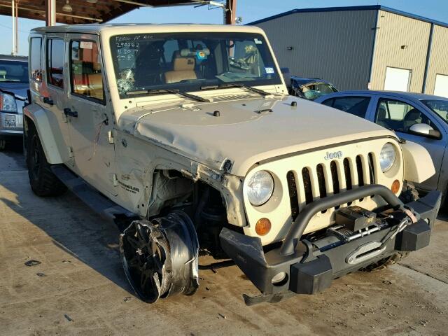1J4BA5H1XBL618700 - 2011 JEEP WRANGLER U CREAM photo 1
