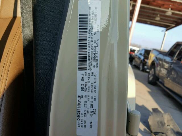 1J4BA5H1XBL618700 - 2011 JEEP WRANGLER U CREAM photo 10