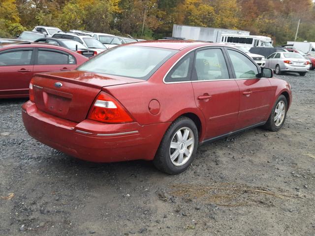 1FAHP23136G105135 - 2006 FORD FIVE HUNDR RED photo 4