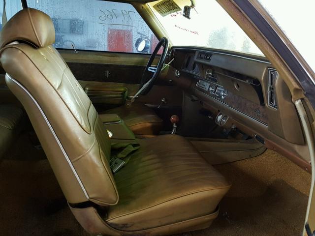 342570Z107758 - 1970 OLDSMOBILE CUTLASS BEIGE photo 5