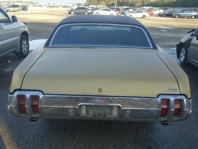 342570Z107758 - 1970 OLDSMOBILE CUTLASS BEIGE photo 9