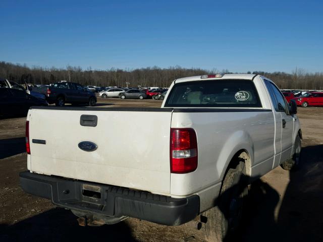 1FTRF12225NC08188 - 2005 FORD F150 WHITE photo 4