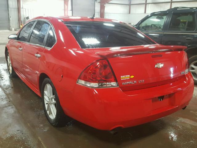 2G1WC5E31C1284323 - 2012 CHEVROLET IMPALA LTZ RED photo 3