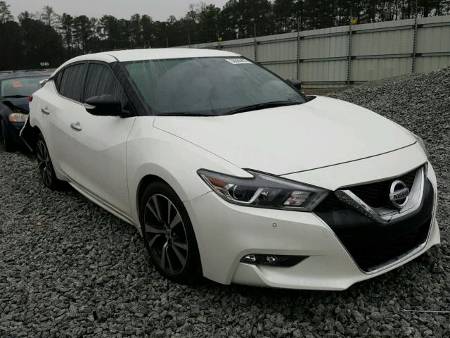 1N4AA6AP4GC381253 - 2016 NISSAN MAXIMA 3.5 WHITE photo 1