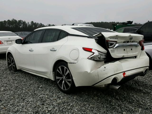 1N4AA6AP4GC381253 - 2016 NISSAN MAXIMA 3.5 WHITE photo 3