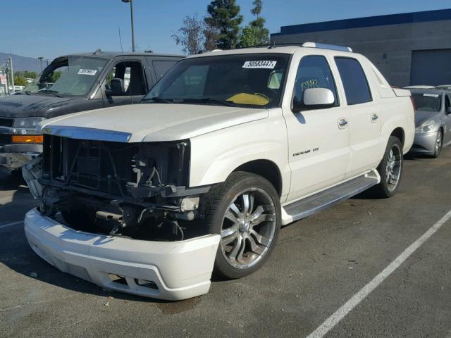 3GYEK62N44G333633 - 2004 CADILLAC ESCALADE E WHITE photo 2