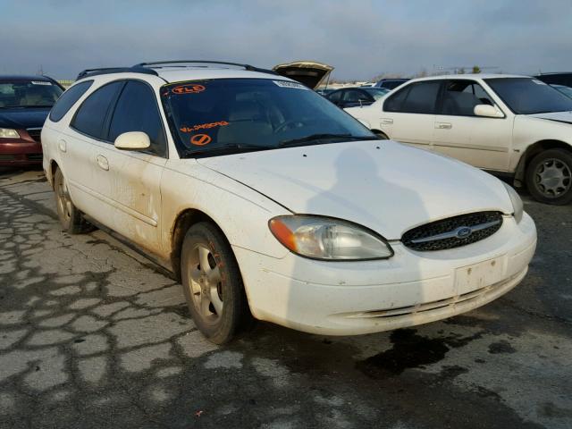 1FAFP58U0YA248092 - 2000 FORD TAURUS SE WHITE photo 1