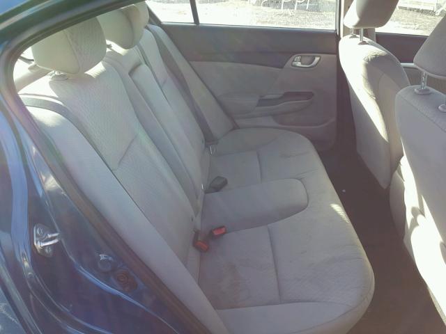 2HGFB2F83EH537026 - 2014 HONDA CIVIC EX 蓝色 照片 6