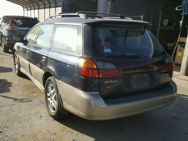 4S3BH675916670702 - 2001 SUBARU LEGACY OUT TWO TONE photo 3