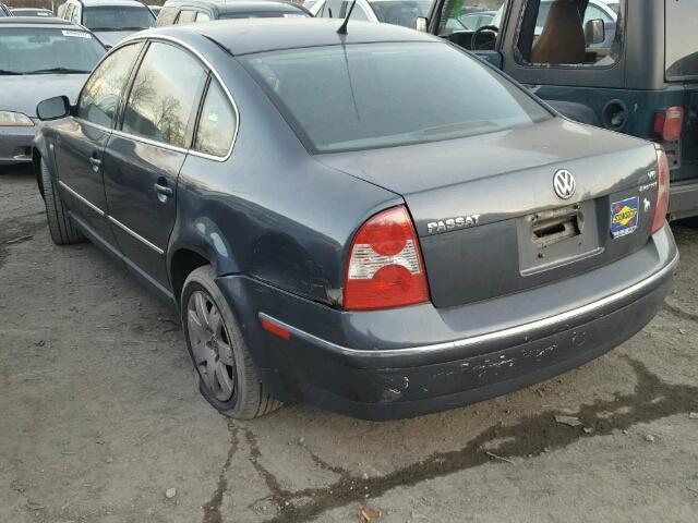 WVWTH63B63P274921 - 2003 VOLKSWAGEN PASSAT GLX 蓝色 照片 3