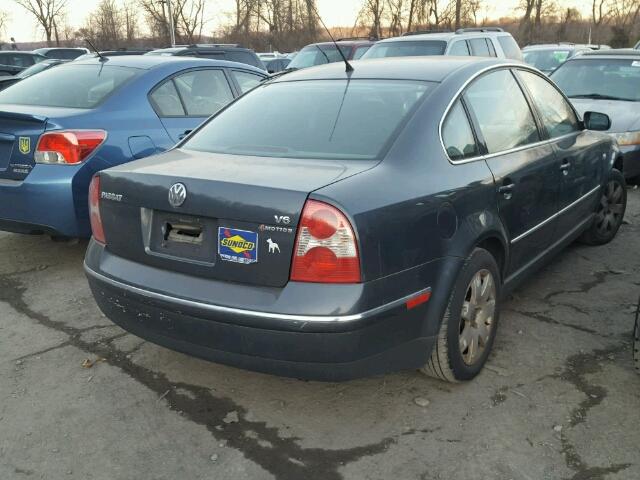 WVWTH63B63P274921 - 2003 VOLKSWAGEN PASSAT GLX 蓝色 照片 4