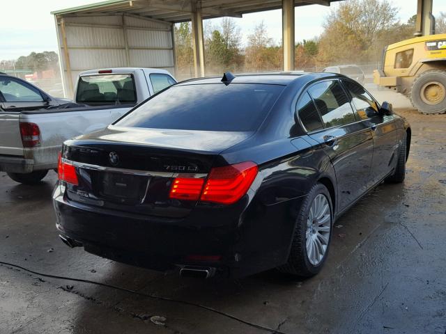 WBAKB83559CY57741 - 2009 BMW 750 LI BLACK photo 4