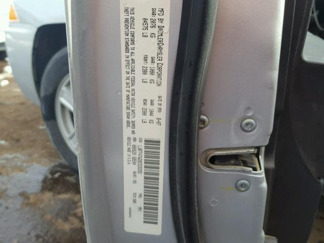 1J8FF47W28D528355 - 2008 JEEP COMPASS SP 银色 照片 10