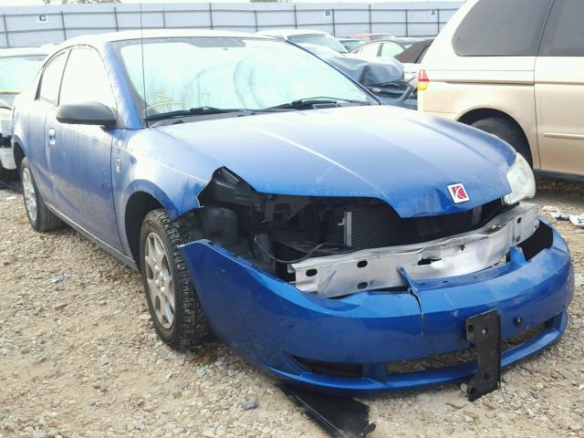 1G8AN12F03Z189840 - 2003 SATURN ION LEVEL BLUE photo 1