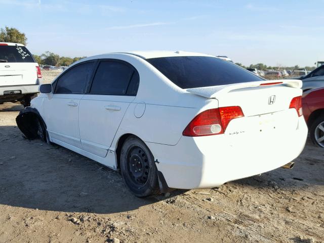 1HGFA16898L076418 - 2008 HONDA CIVIC EX თეთრი ფოტო 3