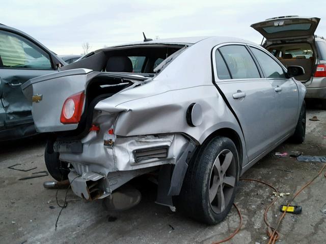 1G1ZC5EB5AF196627 - 2010 CHEVROLET MALIBU 1LT SILVER photo 4