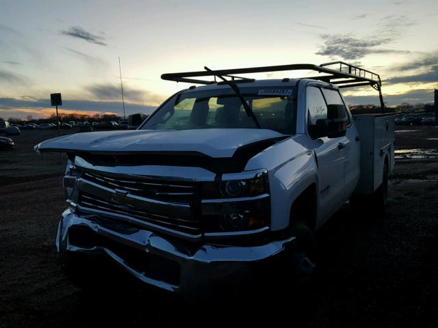 1GB4CYCG5FF539031 - 2015 CHEVROLET SILVERADO WHITE photo 2