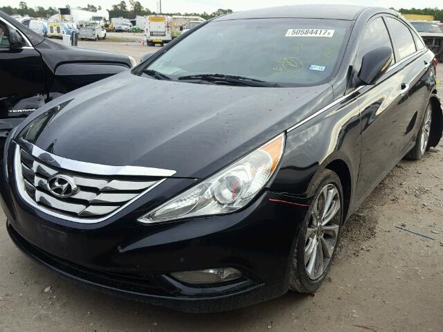 5NPEC4AC7DH742286 - 2013 HYUNDAI SONATA SE BLACK photo 2