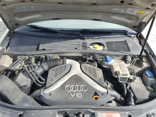 WAULD64B83N070558 - 2003 AUDI A6 2.7T QU TAN photo 7