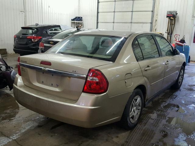 1G1ZS57F97F260003 - 2007 CHEVROLET MALIBU LS 米色 照片 4