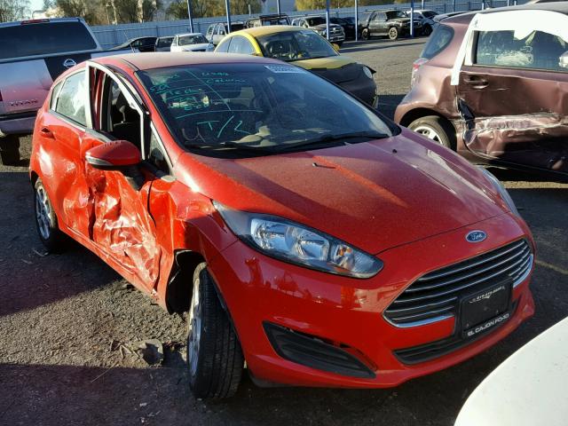 3FADP4EJ6FM210944 - 2015 FORD FIESTA SE RED photo 1