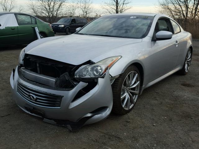 JNKCV64E18M114485 - 2008 INFINITI G37 BASE SILVER photo 2