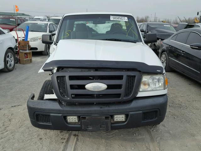 1FTYR10U27PA74734 - 2007 FORD RANGER WHITE photo 7