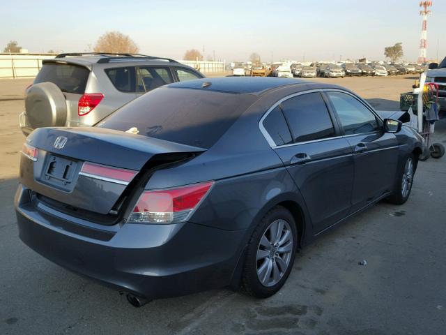 1HGCP2F86CA048989 - 2012 HONDA ACCORD EXL GRAY photo 4