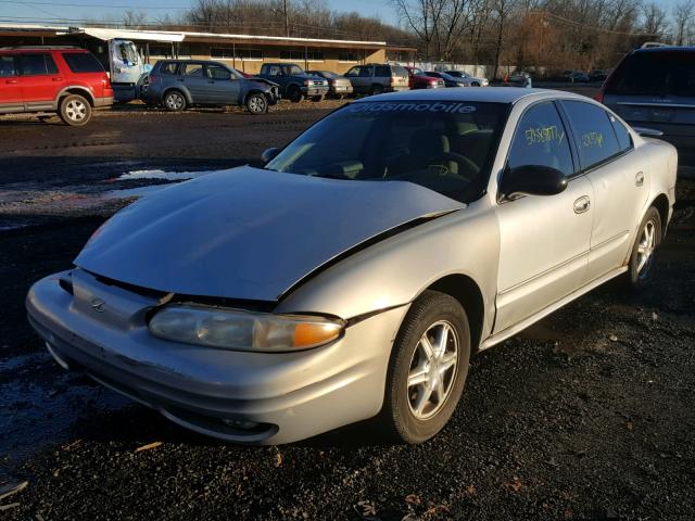 1G3NL52F92C261656 - 2002 OLDSMOBILE ALERO GL SILVER photo 2