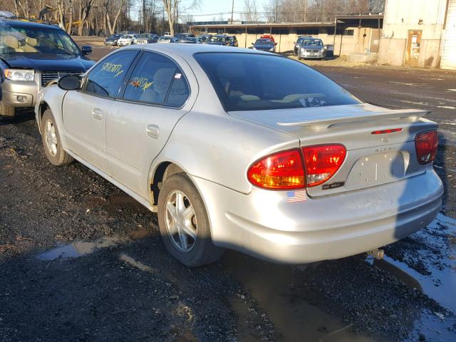 1G3NL52F92C261656 - 2002 OLDSMOBILE ALERO GL SILVER photo 3