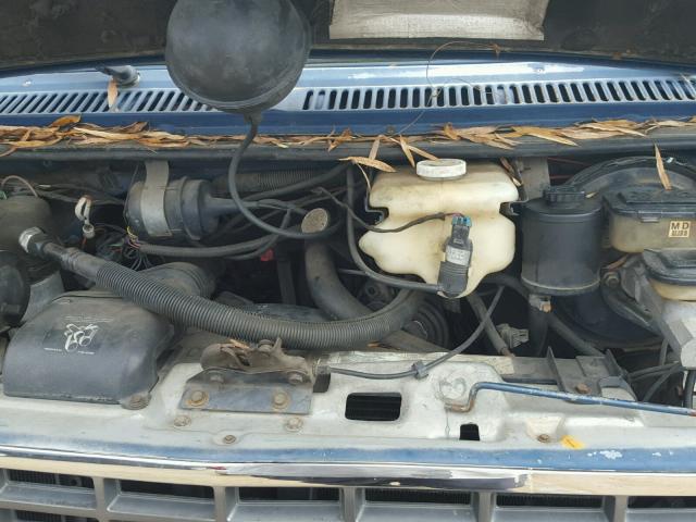 1GBEG25K7N7124373 - 1992 CHEVROLET G20 BLUE photo 7