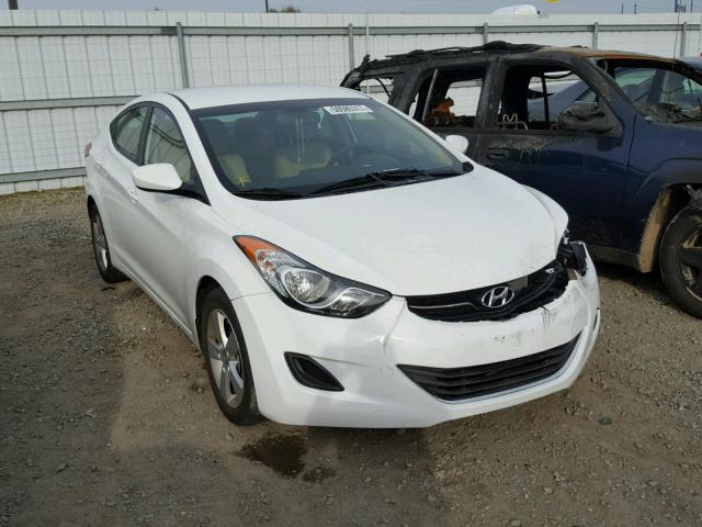 5NPDH4AE7DH382922 - 2013 HYUNDAI ELANTRA GL WHITE photo 1