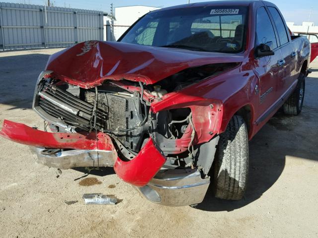 3D7KR28C06G273944 - 2006 DODGE RAM 2500 S RED photo 2