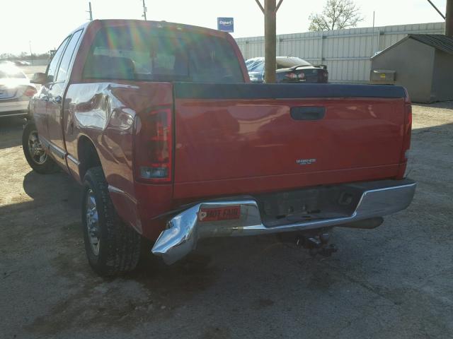 3D7KR28C06G273944 - 2006 DODGE RAM 2500 S Qırmızı foto 3