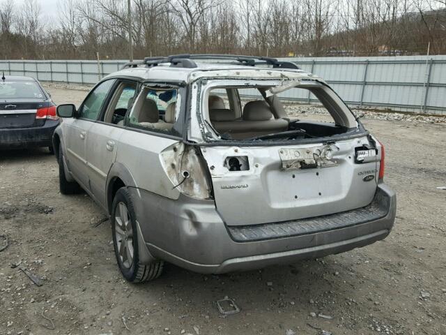 4S4BP86C264362834 - 2006 SUBARU LEGACY OUT SILVER photo 3