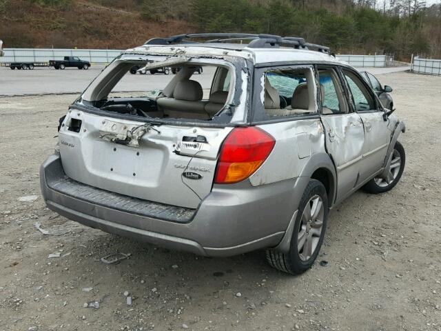 4S4BP86C264362834 - 2006 SUBARU LEGACY OUT SILVER photo 4