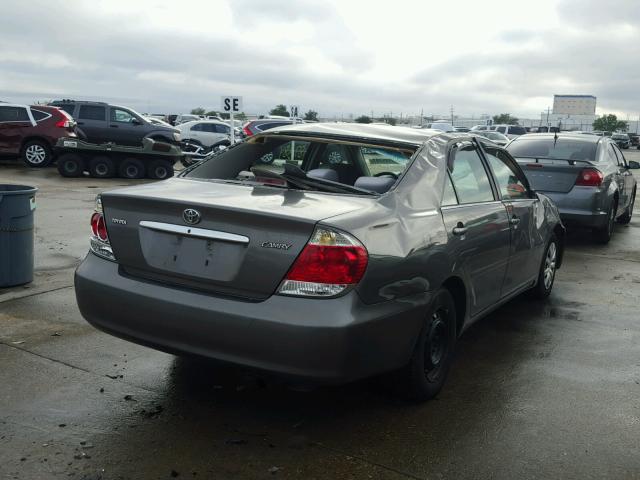 4T1BE32K05U505980 - 2005 TOYOTA CAMRY LE ნაცრისფერი ფოტო 4