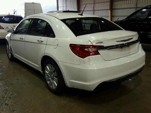 1C3CCBABXDN606158 - 2013 CHRYSLER 200 LX WHITE photo 3