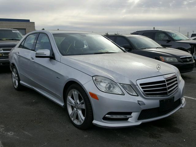 WDDHF5KB7CA555559 - 2012 MERCEDES-BENZ E 350 SILVER photo 1