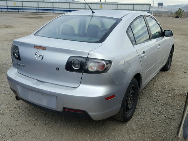 JM1BK12GX81146401 - 2008 MAZDA 3 I SILVER photo 4