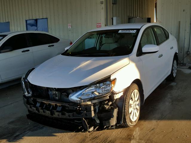 3N1AB7AP0GY334440 - 2016 NISSAN SENTRA S WHITE photo 2