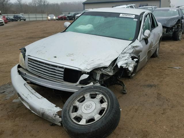 1G6KD54Y41U140771 - 2001 CADILLAC DEVILLE SILVER photo 2