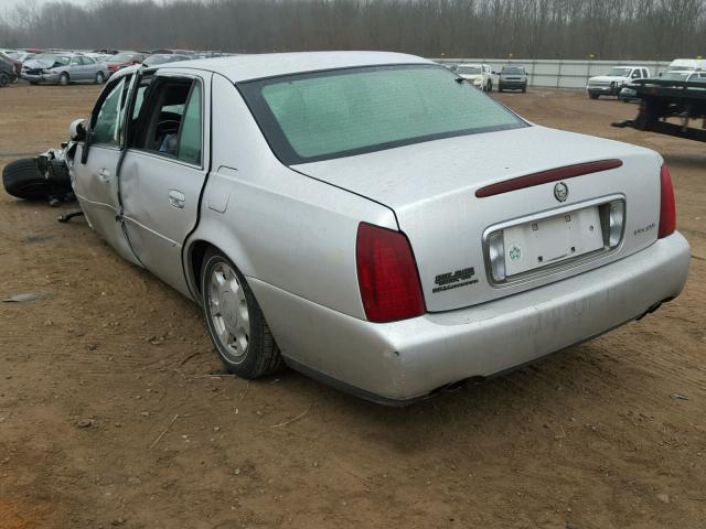 1G6KD54Y41U140771 - 2001 CADILLAC DEVILLE SILVER photo 3