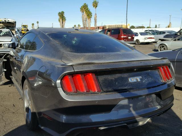 1FA6P8CF6G5230505 - 2016 FORD MUSTANG GT GRAY photo 3