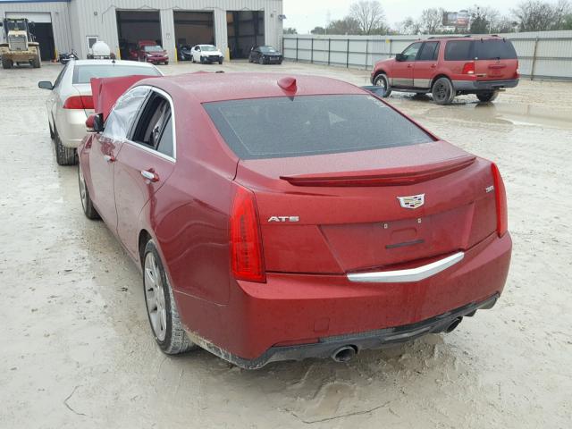 1G6AB5RS8G0118178 - 2016 CADILLAC ATS LUXURY RED photo 3