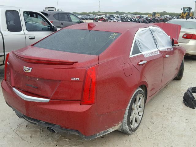 1G6AB5RS8G0118178 - 2016 CADILLAC ATS LUXURY RED photo 4