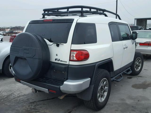 JTEBU4BFXBK103595 - 2011 TOYOTA FJ CRUISER WHITE photo 4