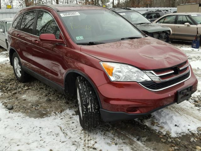 5J6RE4H74BL082408 - 2011 HONDA CR-V EXL MAROON photo 1