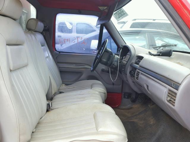 1FTEF15N7TNA15388 - 1996 FORD F150 RED photo 5