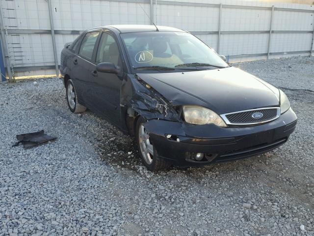 1FAFP34N95W115669 - 2005 FORD FOCUS ZX4 BLACK photo 1